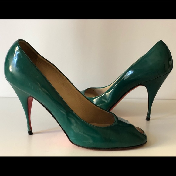 green louboutin shoes